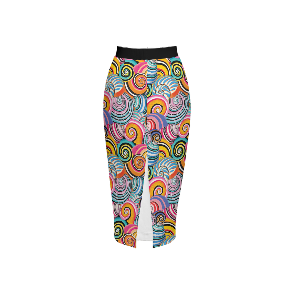 Women’s Back Split Pencil Skirt