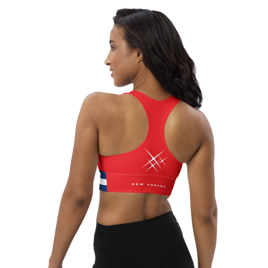 Longline sports bra