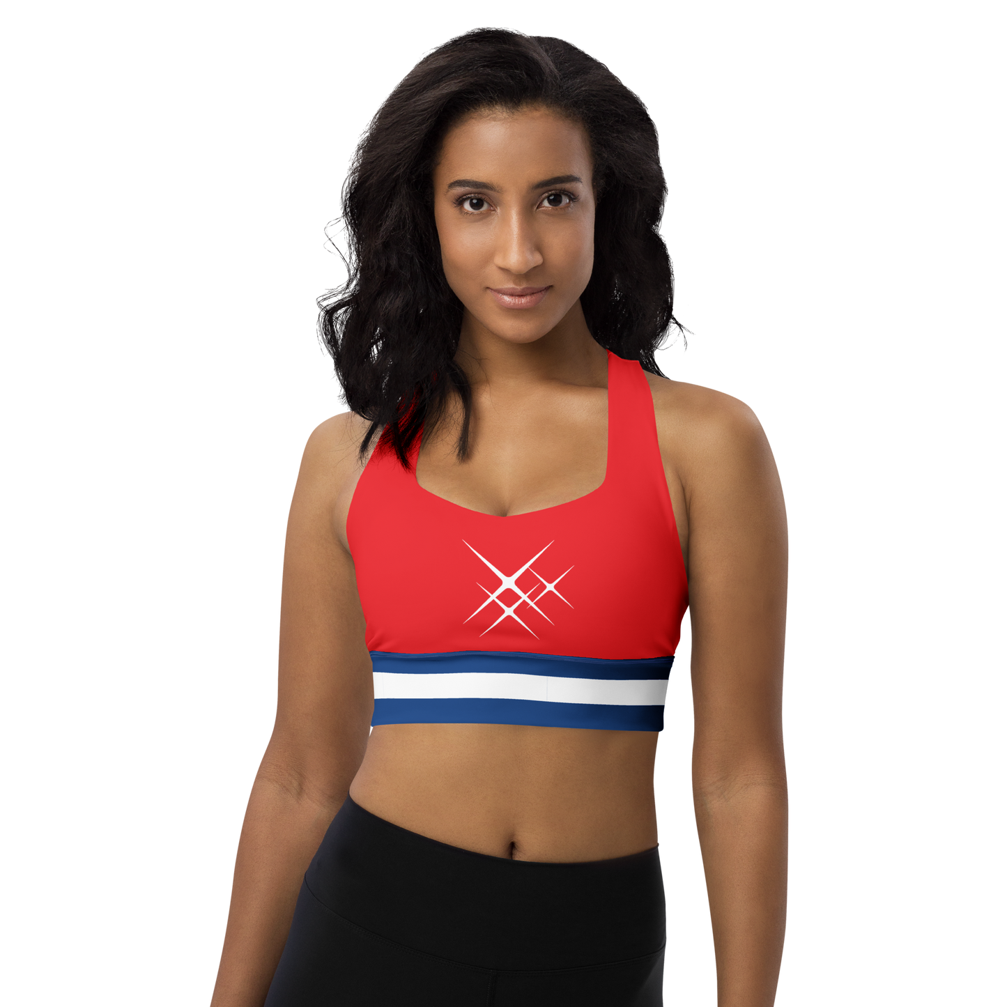 Longline sports bra