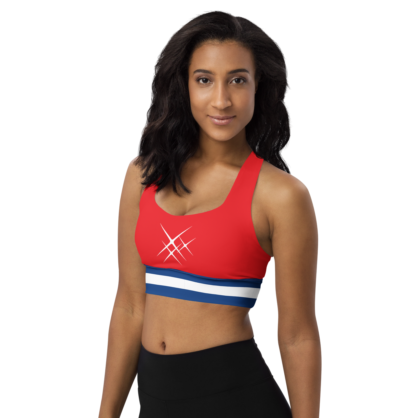 Longline sports bra