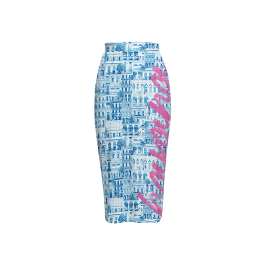 Women’s Back Split Pencil Skirt