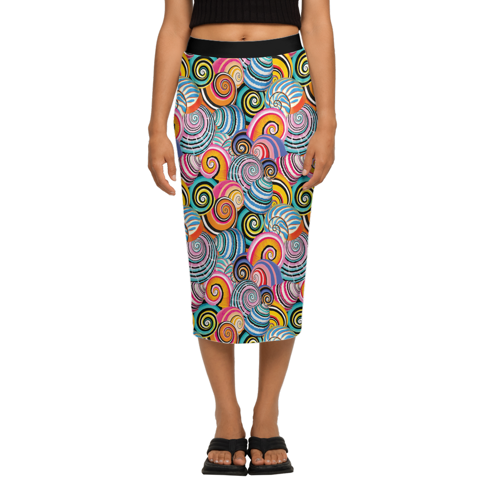 Women’s Back Split Pencil Skirt