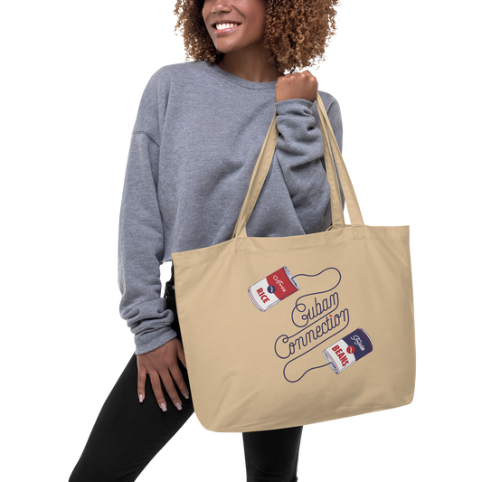 Large organic tote bag